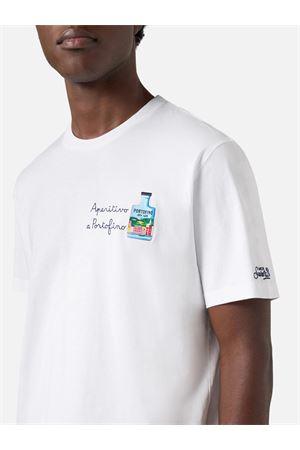 T-Shirt Portofino Man In Cotone Con Stampa Frontale MC2 SAINT BARTH | T-shirt | POT000104522L